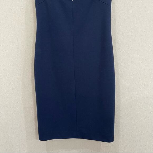 Catherine Malandrino Kerrianne Navy Ponte Cutout Back Sleeveless Dress - Small - Picture 6 of 16